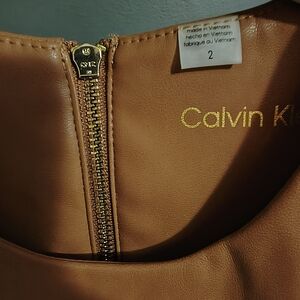 Calvin Klein Tan Dress